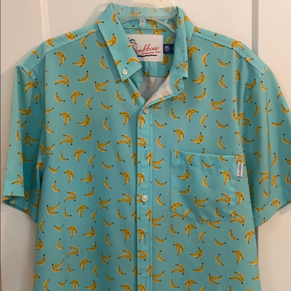 Chubbies banana shirt, small!